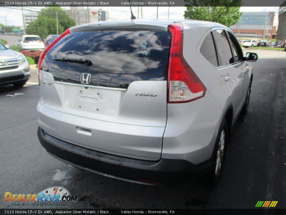 2014 Honda CR-V EX AWD Alabaster Silver Metallic / Black Photo #5