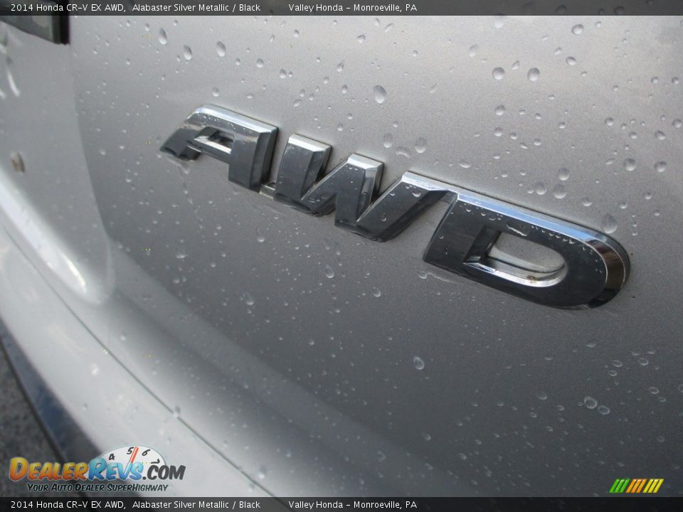 2014 Honda CR-V EX AWD Alabaster Silver Metallic / Black Photo #6