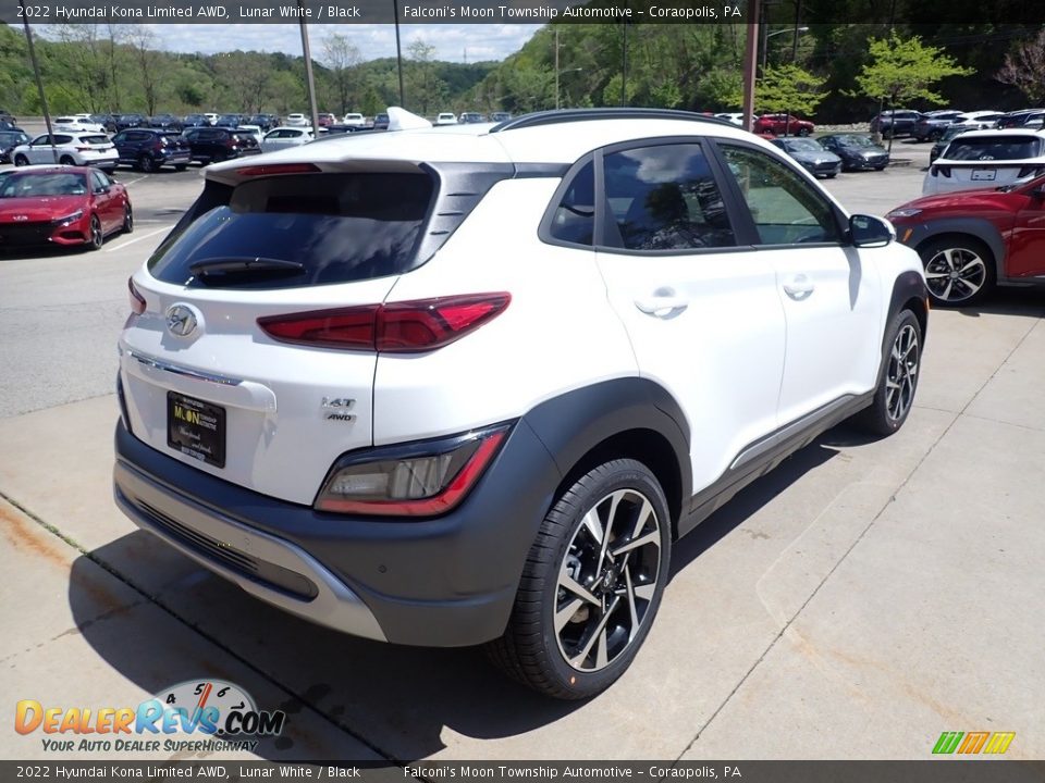 2022 Hyundai Kona Limited AWD Lunar White / Black Photo #2