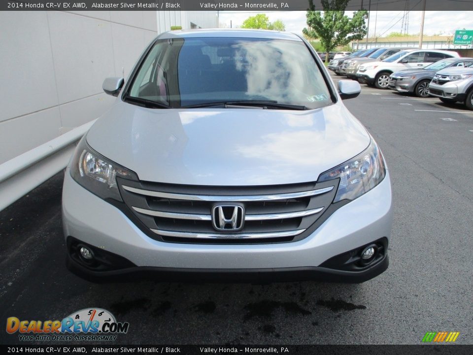 2014 Honda CR-V EX AWD Alabaster Silver Metallic / Black Photo #8