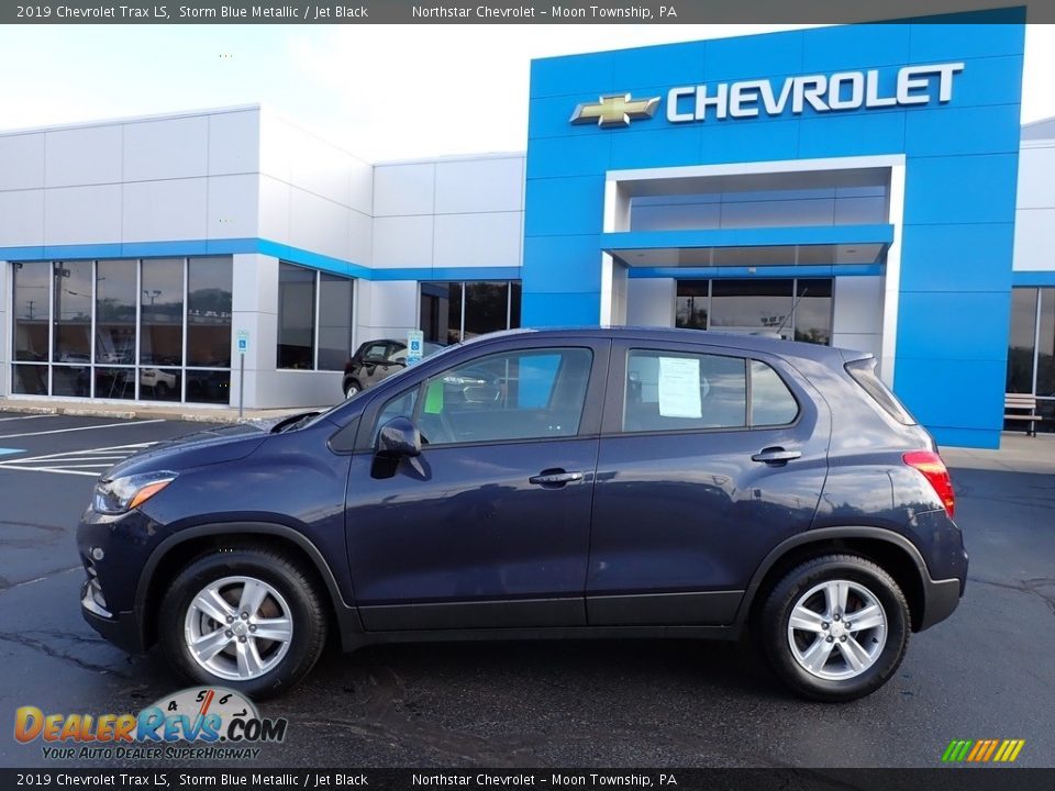 2019 Chevrolet Trax LS Storm Blue Metallic / Jet Black Photo #3