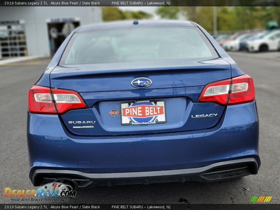 2019 Subaru Legacy 2.5i Abyss Blue Pearl / Slate Black Photo #16