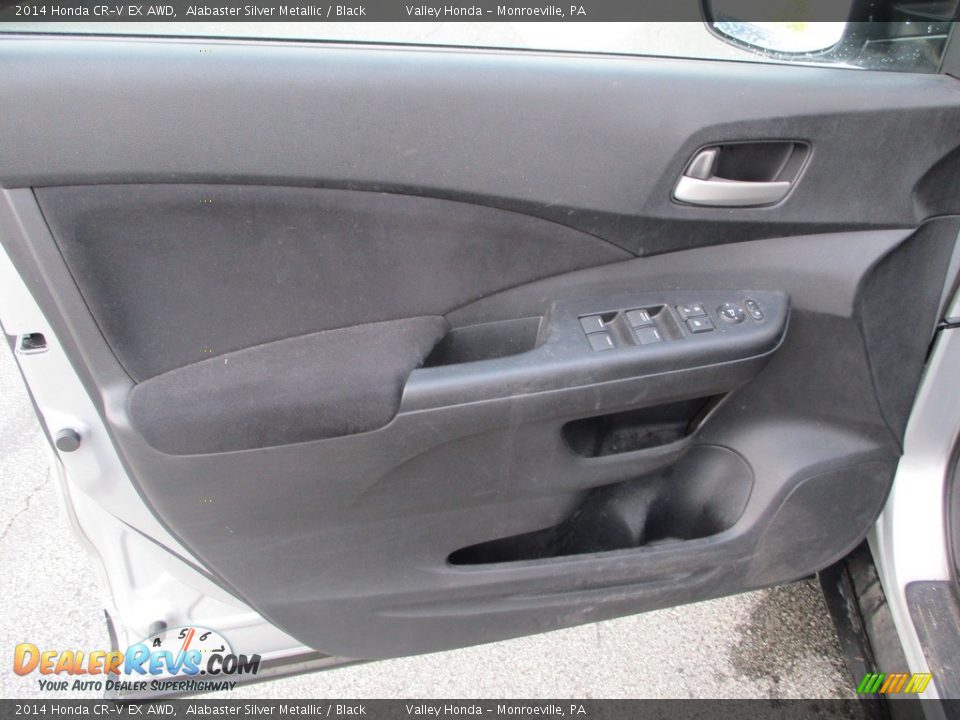 2014 Honda CR-V EX AWD Alabaster Silver Metallic / Black Photo #10