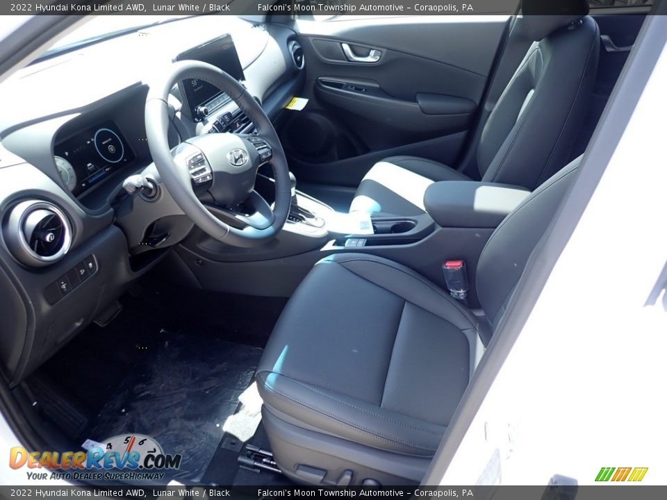 Black Interior - 2022 Hyundai Kona Limited AWD Photo #9