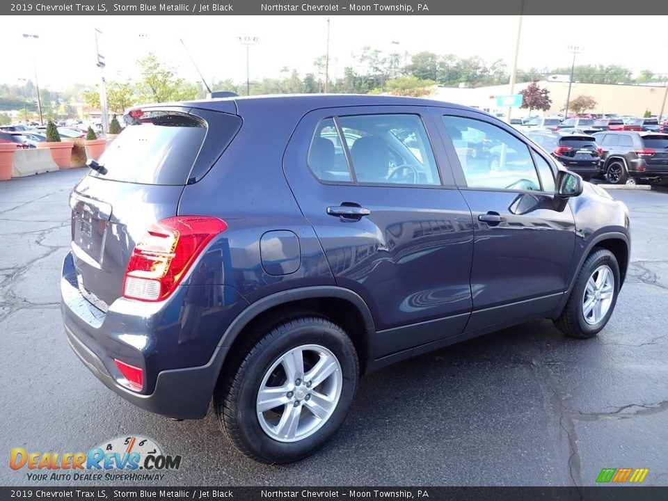 2019 Chevrolet Trax LS Storm Blue Metallic / Jet Black Photo #9