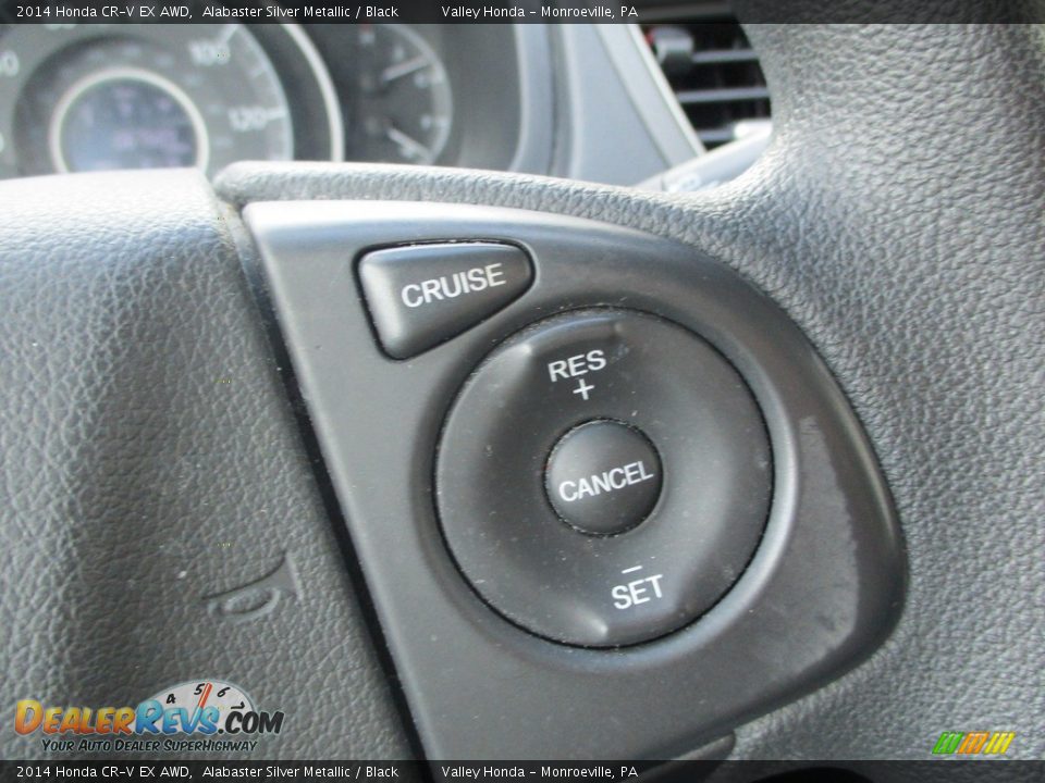 2014 Honda CR-V EX AWD Alabaster Silver Metallic / Black Photo #16