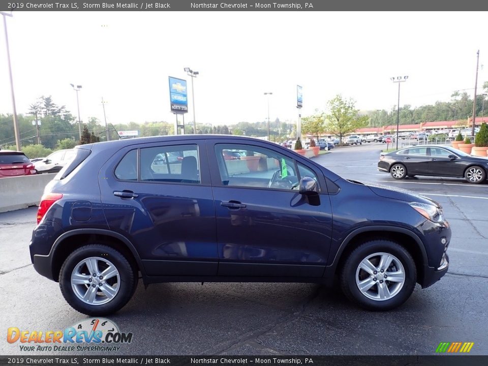 2019 Chevrolet Trax LS Storm Blue Metallic / Jet Black Photo #10