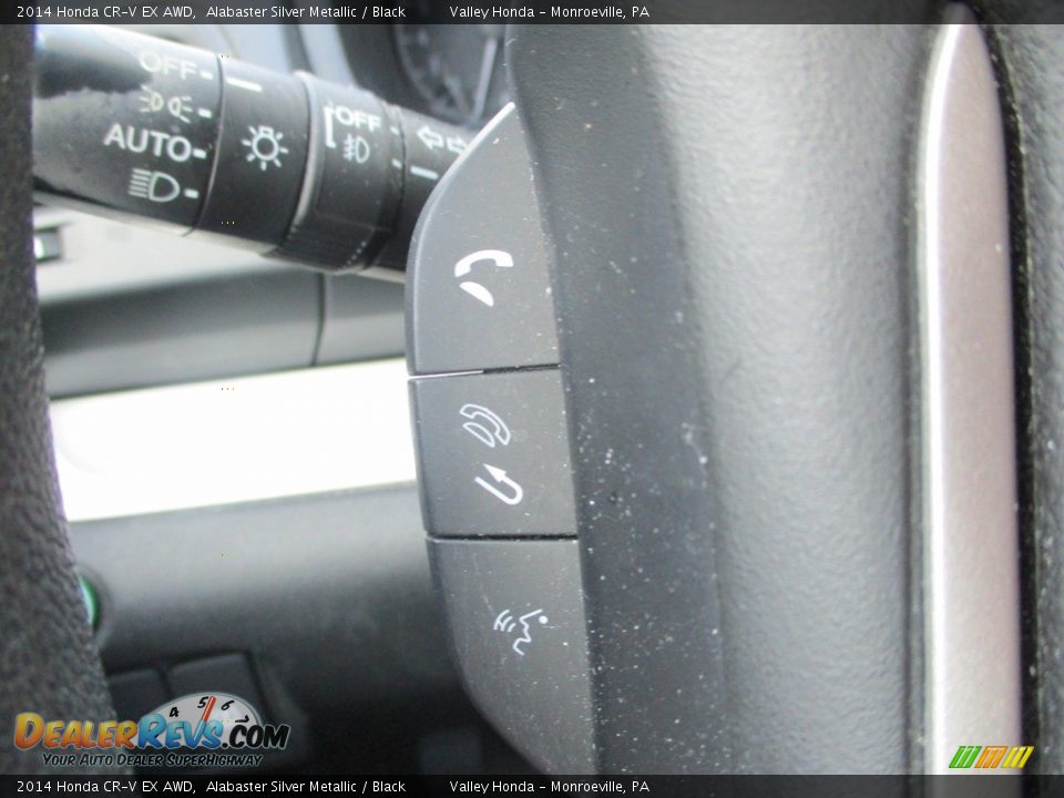 2014 Honda CR-V EX AWD Alabaster Silver Metallic / Black Photo #17