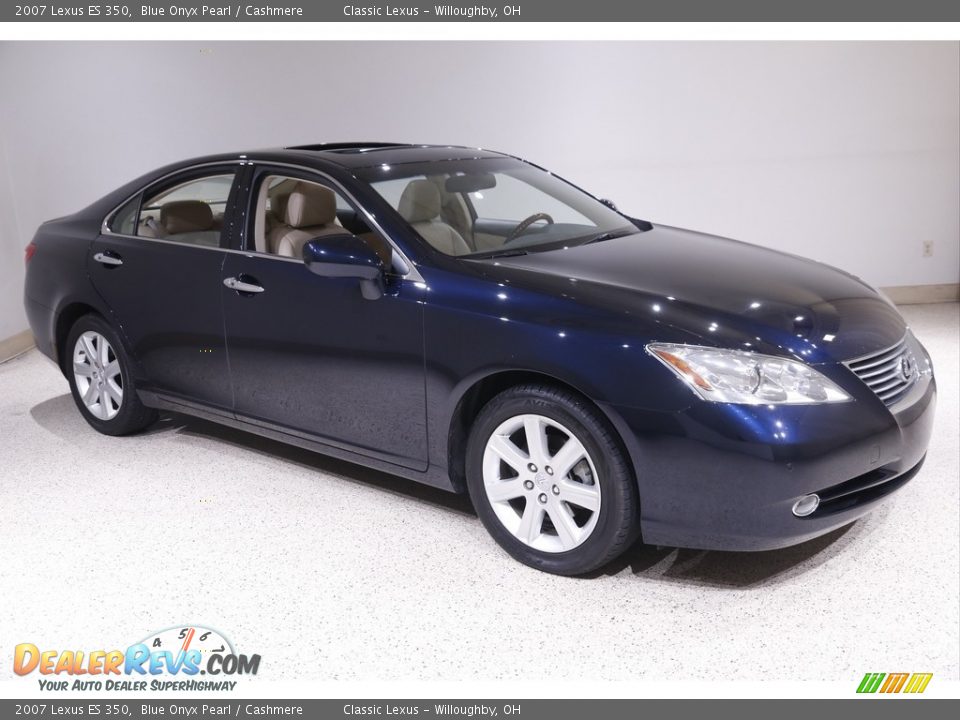 2007 Lexus ES 350 Blue Onyx Pearl / Cashmere Photo #1