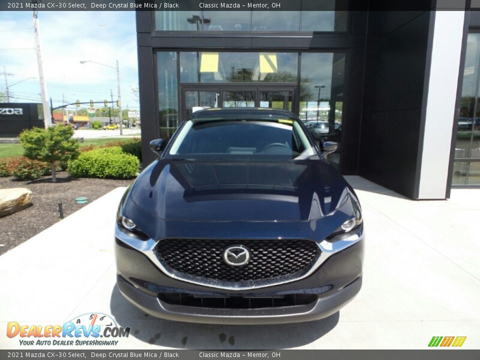 2021 Mazda CX-30 Select Deep Crystal Blue Mica / Black Photo #2