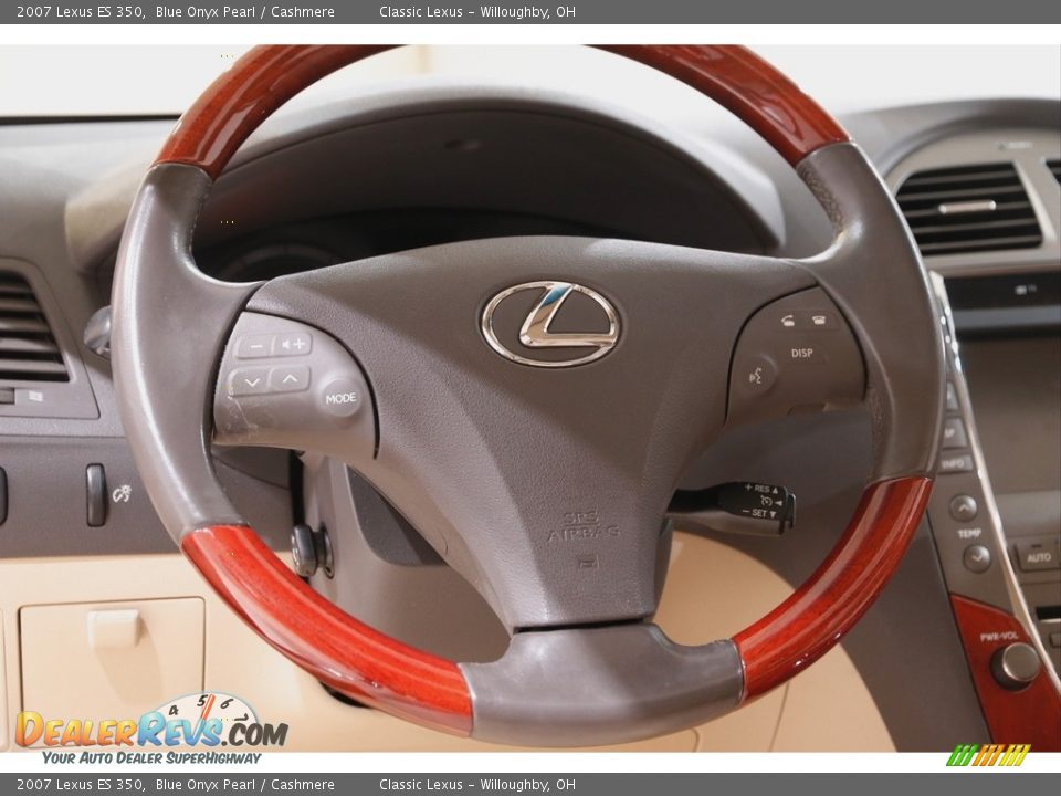 2007 Lexus ES 350 Blue Onyx Pearl / Cashmere Photo #7