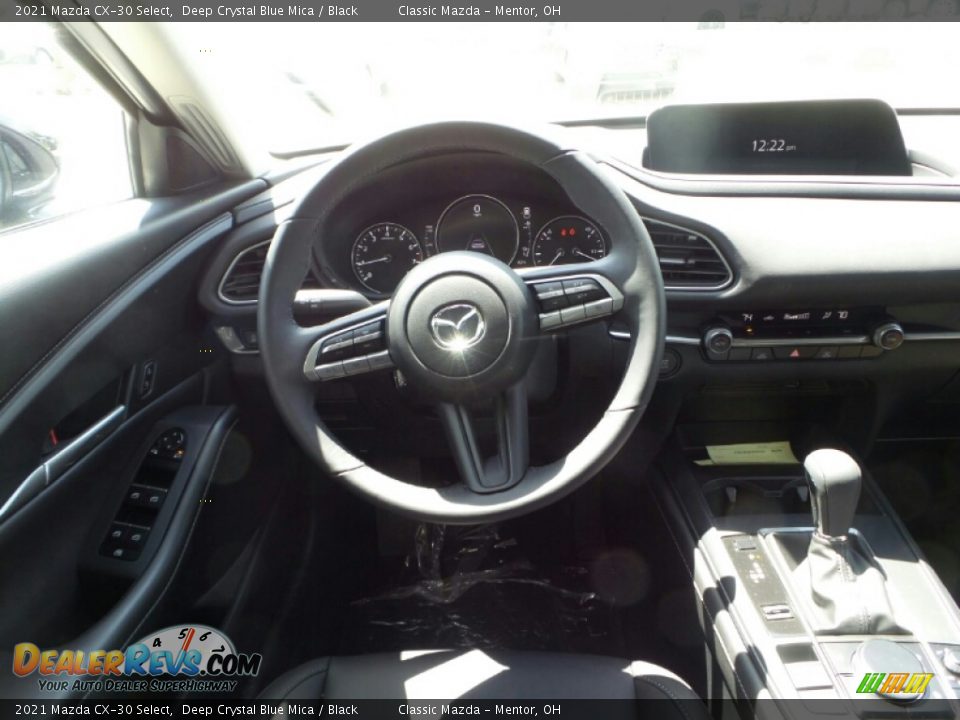 2021 Mazda CX-30 Select Deep Crystal Blue Mica / Black Photo #4