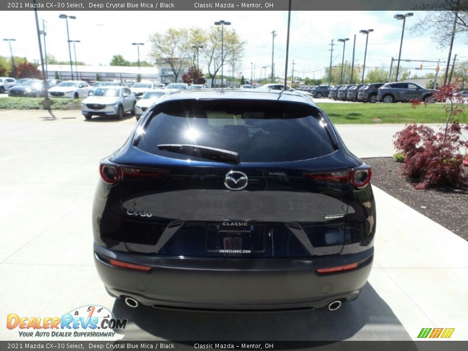 2021 Mazda CX-30 Select Deep Crystal Blue Mica / Black Photo #5