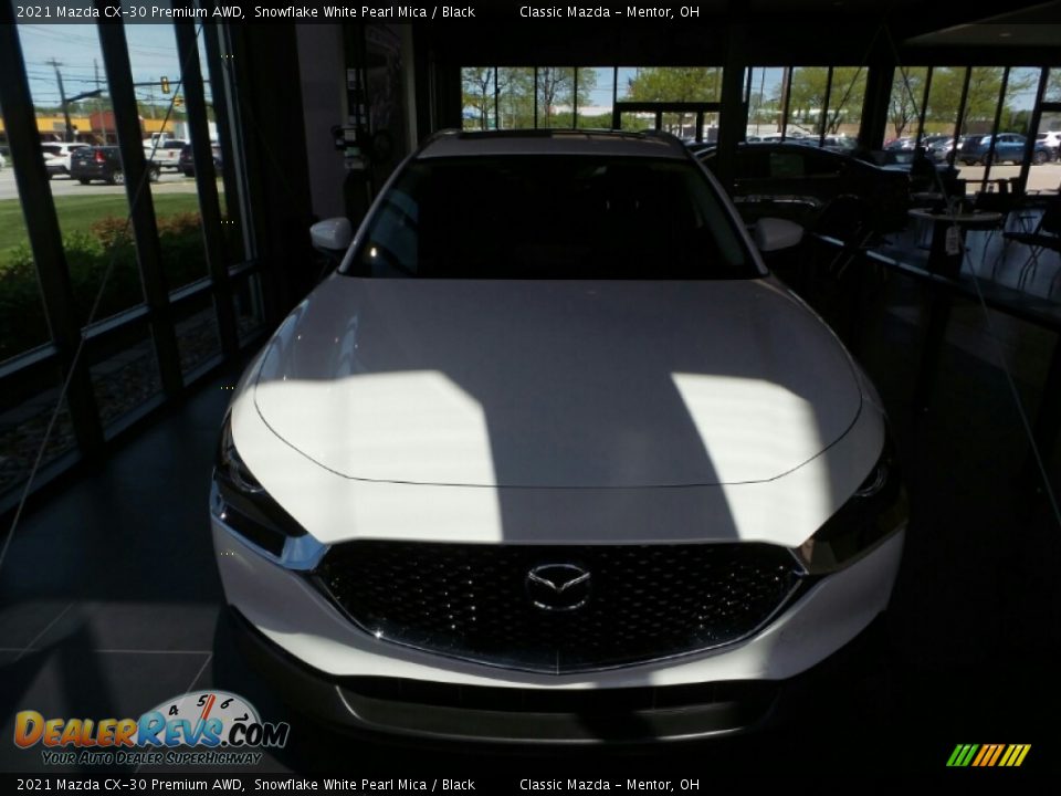2021 Mazda CX-30 Premium AWD Snowflake White Pearl Mica / Black Photo #2