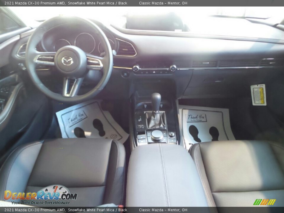 2021 Mazda CX-30 Premium AWD Snowflake White Pearl Mica / Black Photo #3