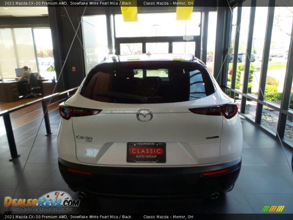 2021 Mazda CX-30 Premium AWD Snowflake White Pearl Mica / Black Photo #5