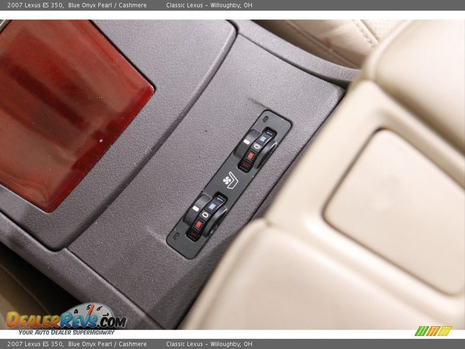 2007 Lexus ES 350 Blue Onyx Pearl / Cashmere Photo #17