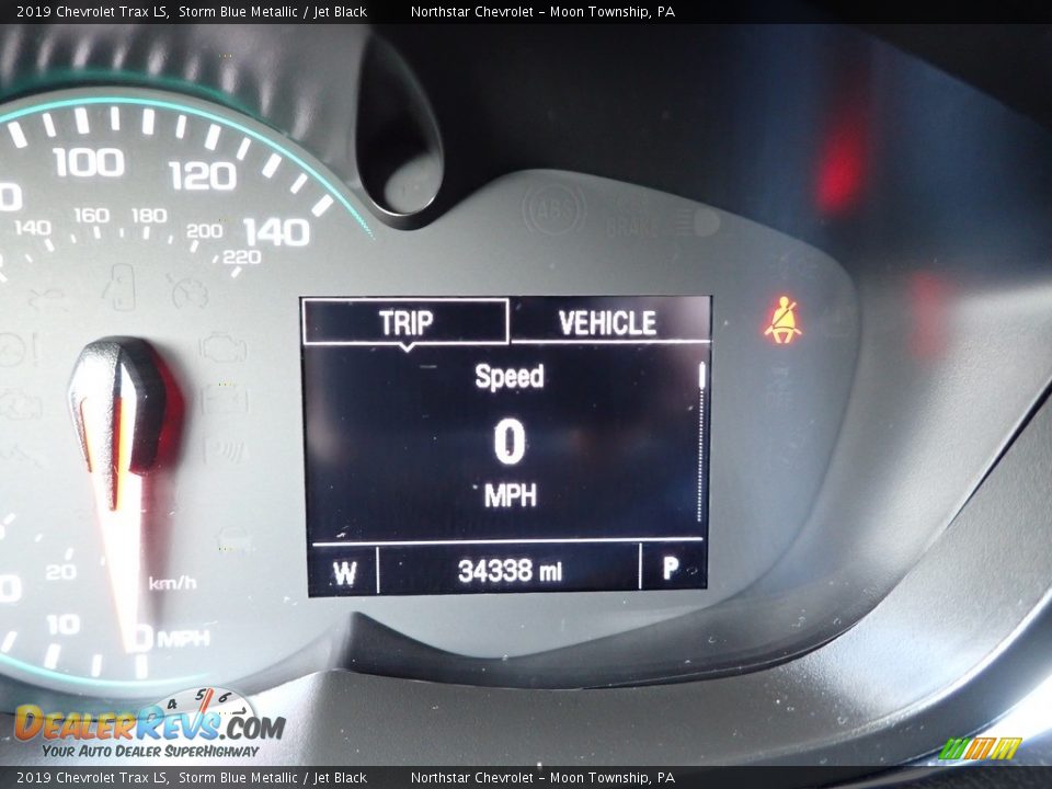 2019 Chevrolet Trax LS Storm Blue Metallic / Jet Black Photo #29