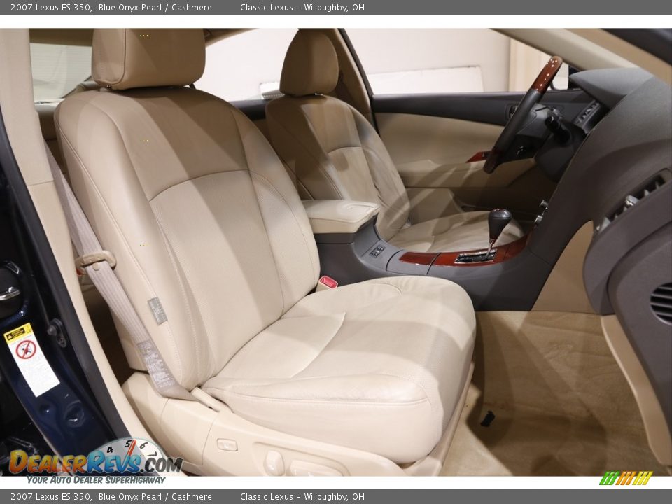 2007 Lexus ES 350 Blue Onyx Pearl / Cashmere Photo #18