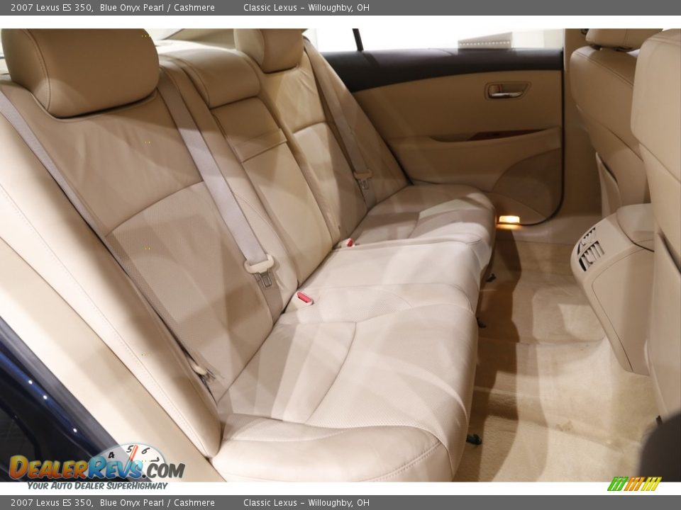 2007 Lexus ES 350 Blue Onyx Pearl / Cashmere Photo #19