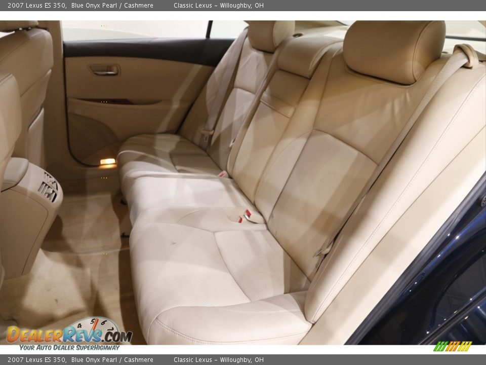 2007 Lexus ES 350 Blue Onyx Pearl / Cashmere Photo #20