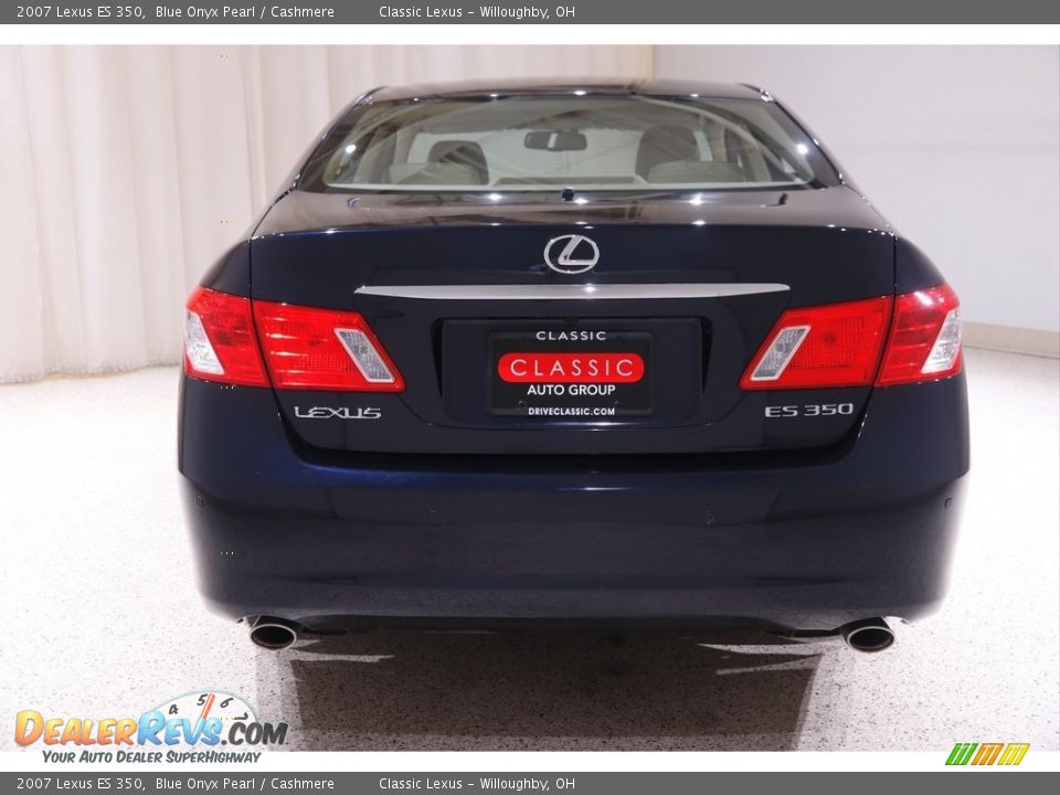 2007 Lexus ES 350 Blue Onyx Pearl / Cashmere Photo #21