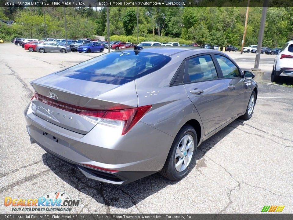 2021 Hyundai Elantra SE Fluid Metal / Black Photo #2