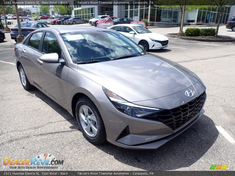 2021 Hyundai Elantra SE Fluid Metal / Black Photo #3