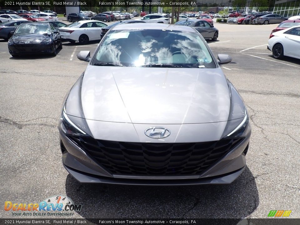 2021 Hyundai Elantra SE Fluid Metal / Black Photo #4