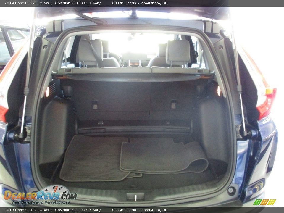 2019 Honda CR-V EX AWD Obsidian Blue Pearl / Ivory Photo #21