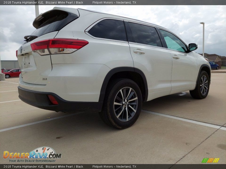 2018 Toyota Highlander XLE Blizzard White Pearl / Black Photo #3