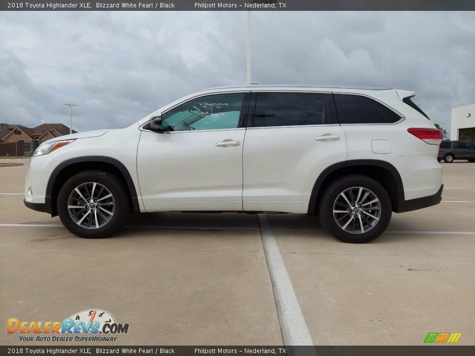 2018 Toyota Highlander XLE Blizzard White Pearl / Black Photo #4