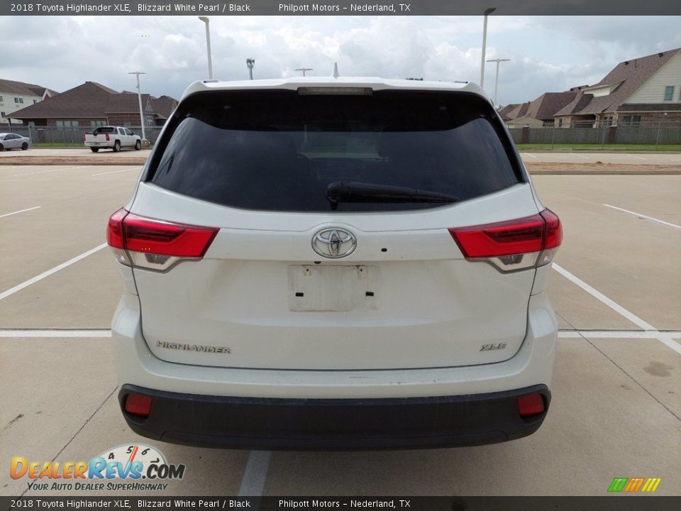 2018 Toyota Highlander XLE Blizzard White Pearl / Black Photo #5