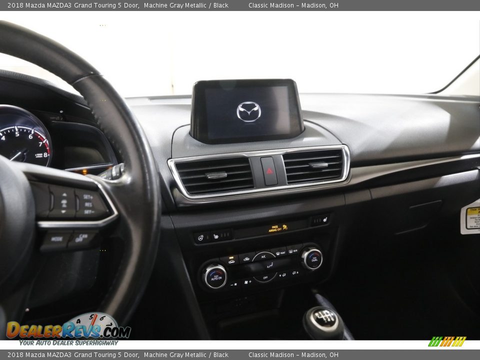 2018 Mazda MAZDA3 Grand Touring 5 Door Machine Gray Metallic / Black Photo #9