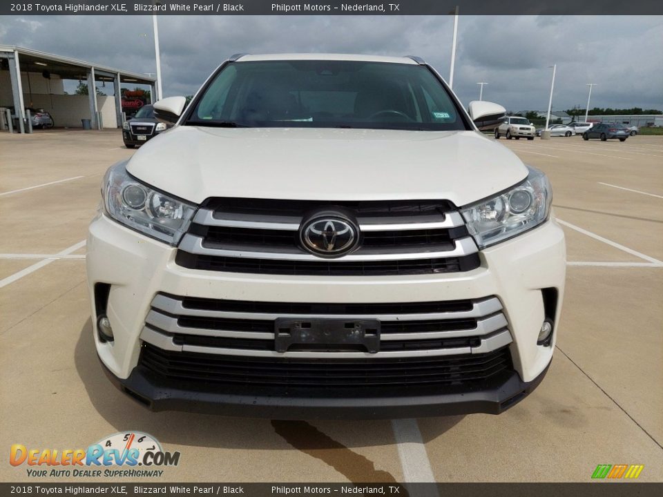 2018 Toyota Highlander XLE Blizzard White Pearl / Black Photo #6