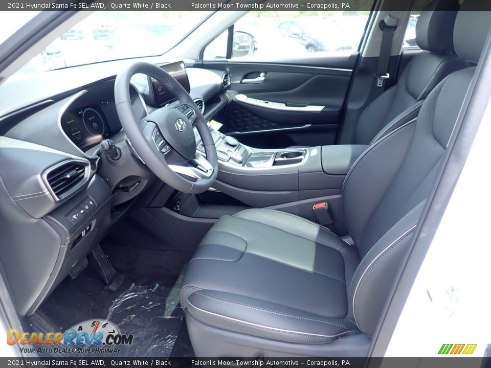 Front Seat of 2021 Hyundai Santa Fe SEL AWD Photo #10