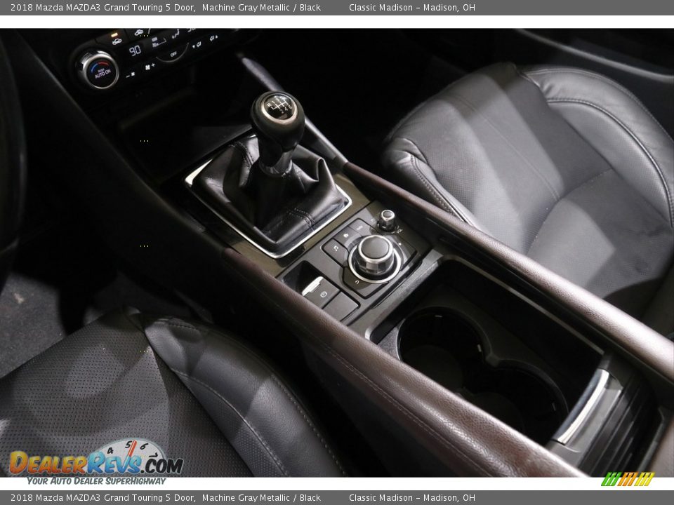 2018 Mazda MAZDA3 Grand Touring 5 Door Machine Gray Metallic / Black Photo #12