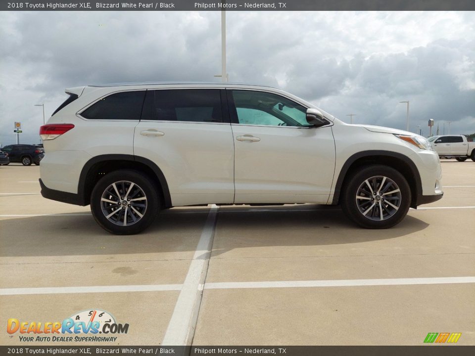 2018 Toyota Highlander XLE Blizzard White Pearl / Black Photo #8