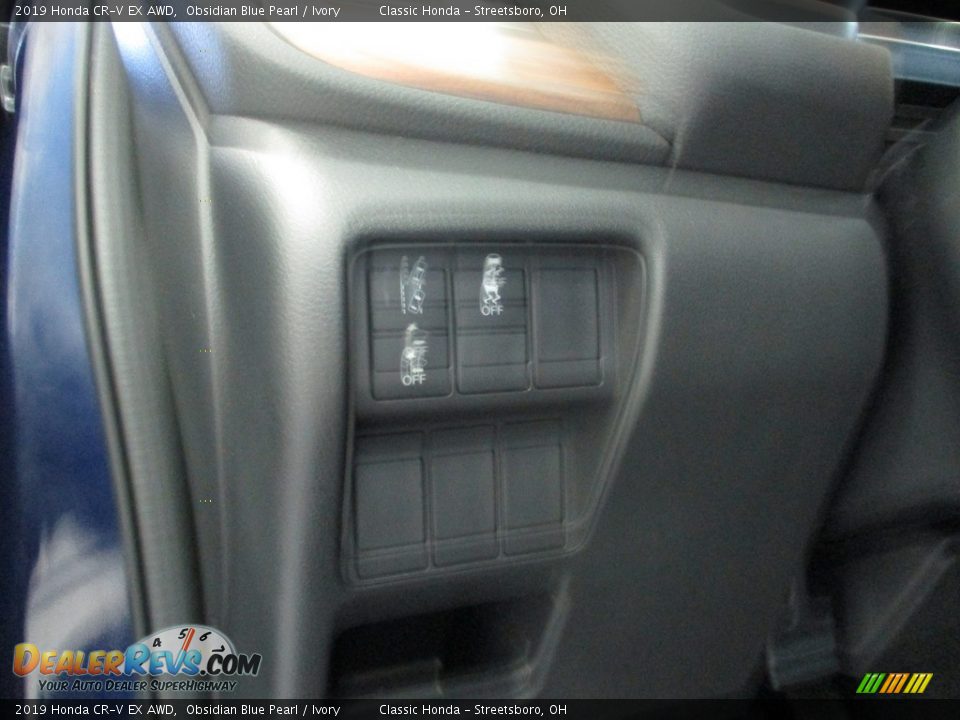 2019 Honda CR-V EX AWD Obsidian Blue Pearl / Ivory Photo #29