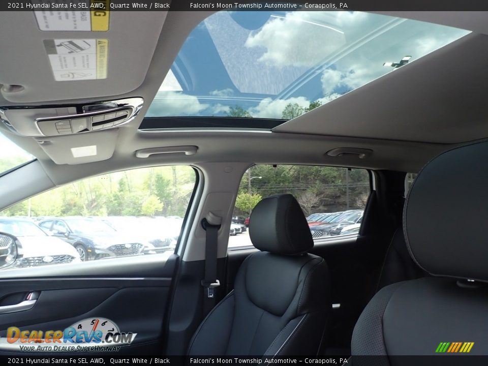 Sunroof of 2021 Hyundai Santa Fe SEL AWD Photo #13