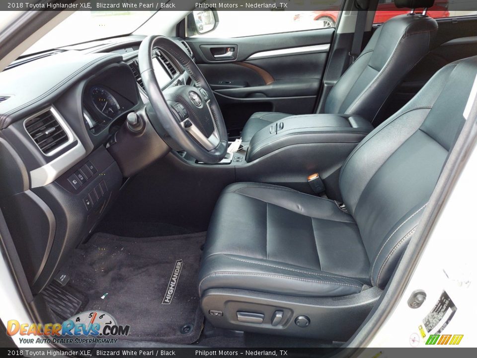 2018 Toyota Highlander XLE Blizzard White Pearl / Black Photo #10