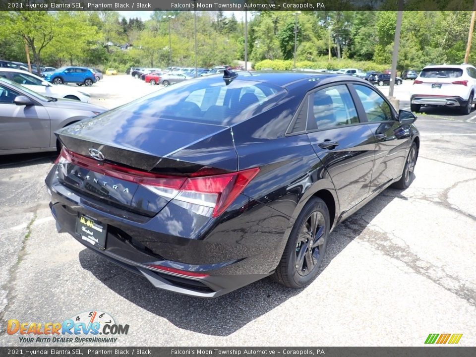 2021 Hyundai Elantra SEL Phantom Black / Black Photo #2