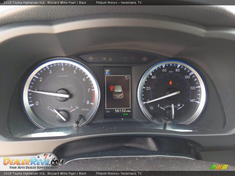 2018 Toyota Highlander XLE Blizzard White Pearl / Black Photo #14