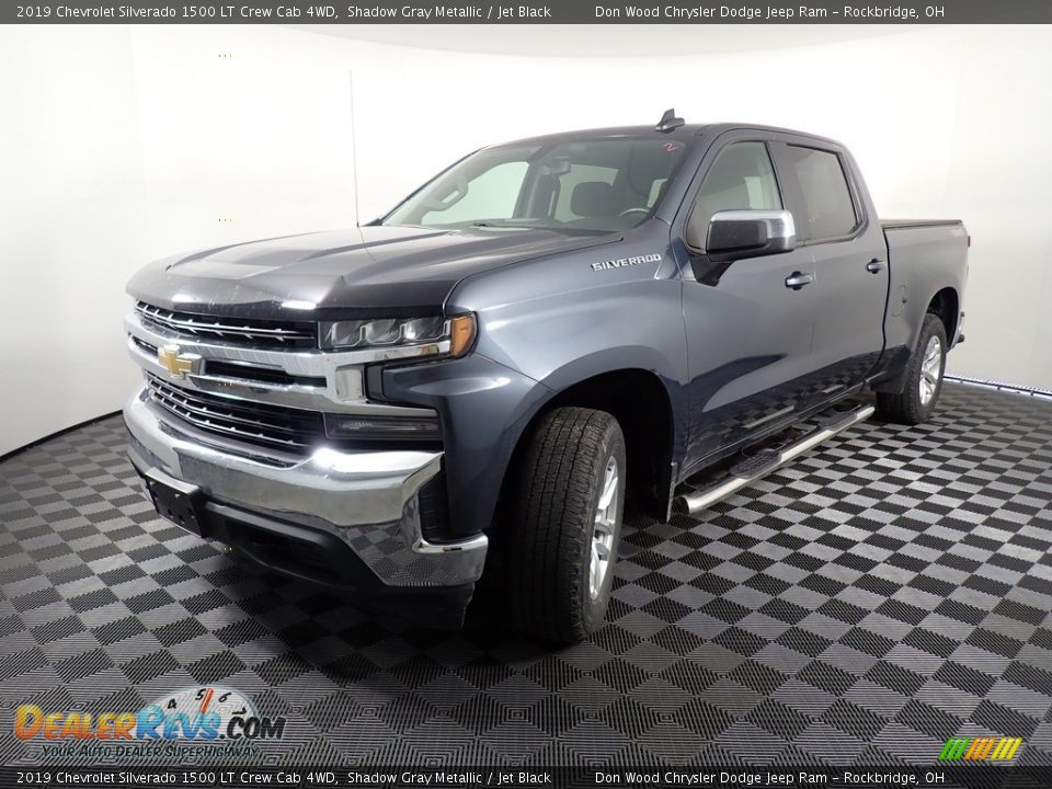 2019 Chevrolet Silverado 1500 LT Crew Cab 4WD Shadow Gray Metallic / Jet Black Photo #7