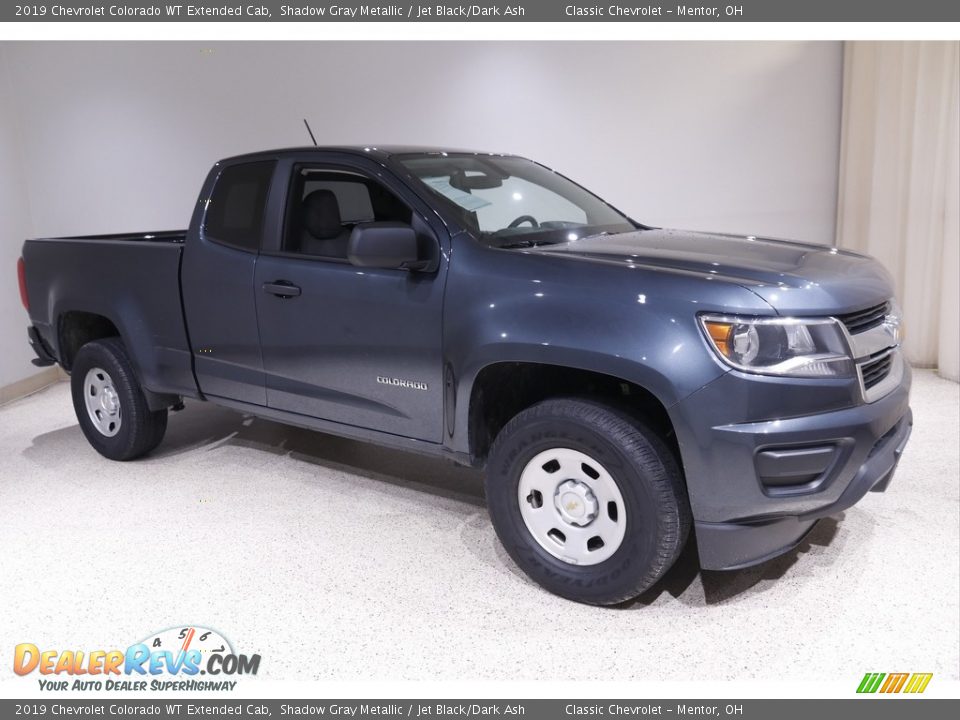 2019 Chevrolet Colorado WT Extended Cab Shadow Gray Metallic / Jet Black/Dark Ash Photo #1