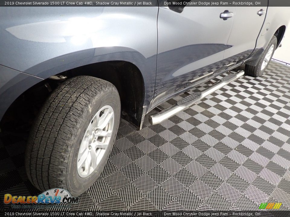 2019 Chevrolet Silverado 1500 LT Crew Cab 4WD Shadow Gray Metallic / Jet Black Photo #8