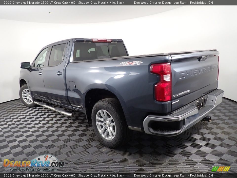 2019 Chevrolet Silverado 1500 LT Crew Cab 4WD Shadow Gray Metallic / Jet Black Photo #10