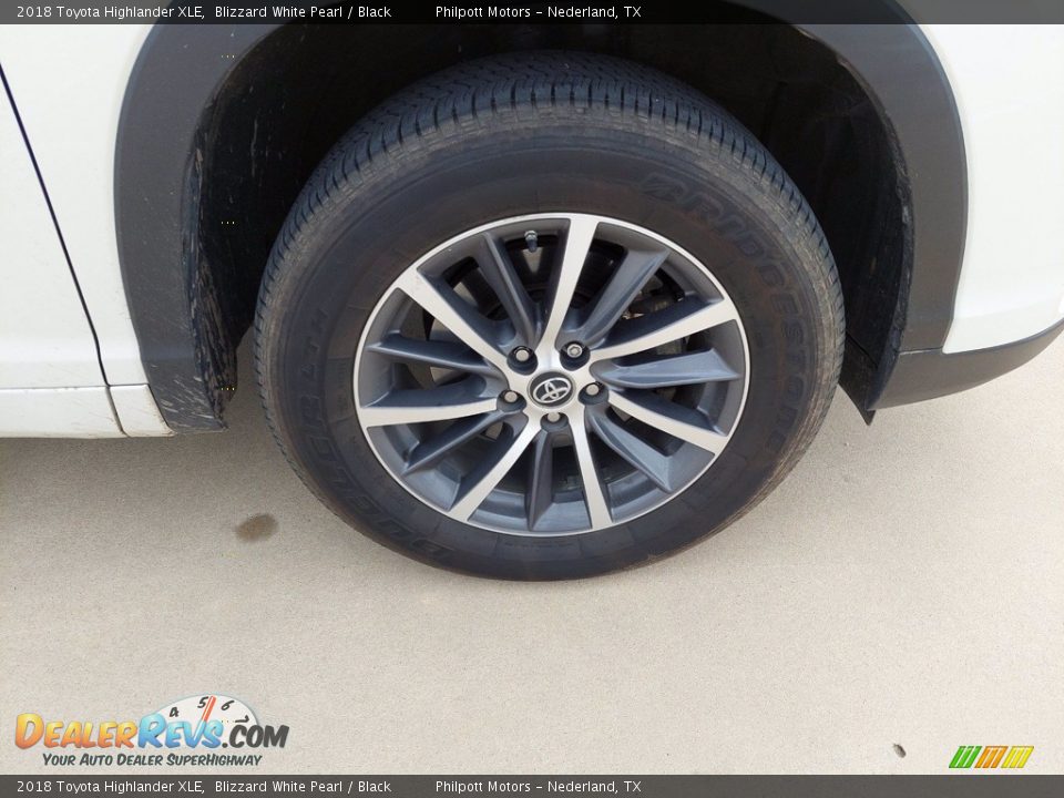 2018 Toyota Highlander XLE Blizzard White Pearl / Black Photo #27