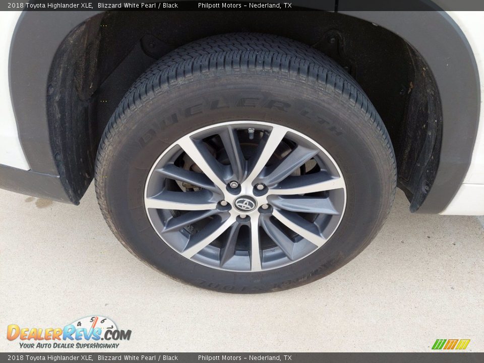 2018 Toyota Highlander XLE Blizzard White Pearl / Black Photo #28