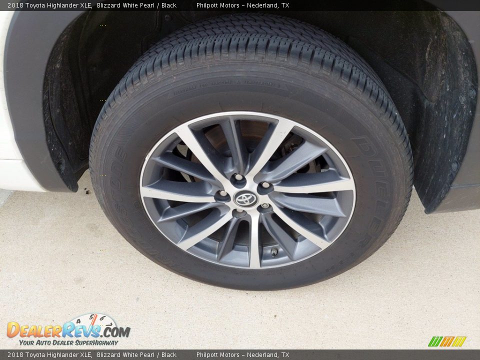 2018 Toyota Highlander XLE Blizzard White Pearl / Black Photo #29